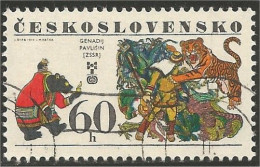 290 Czechoslovakia Tigre Ours Tiger Bear Cirque Circus Bären Zirkus Tiger Orso Circo Oso (CZE-155) - Cirque