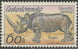 290 Czechoslovakia Rhino Rhinoceros Rhinocéros (CZE-146) - Rinoceronti