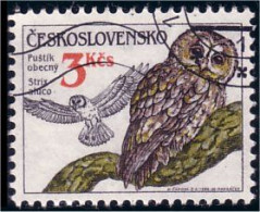 290 Czechoslovakia Hibou Chouette Owl Eule (CZE-32) - Hiboux & Chouettes