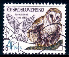 290 Czechoslovakia Hibou Chouette Owl Eule (CZE-5) - Eulenvögel