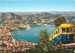 Trains - Funiculaires - Italie - Panorama Di Como E Funiculare Per Brunate - CPM - Voir Scans Recto-Verso - Seilbahnen