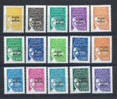 St Pierre Et Miquelon N°758/72** (MNH) 2002 - Marianne Du 14 Juillet - Unused Stamps