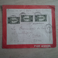 LETTRE MAROC POUR NEVERS PROCUEUR LIGNE FRANCE MAROC - Lettres & Documents