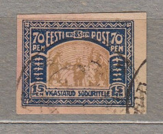 ESTONIA 1920 Used Imperforated Used(o) Mi 22 #Est35 - Estland