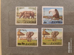 Zambia	Animals Elephants (F84) - Zambia (1965-...)