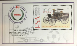 South Africa 1997 Motoring Centenary Minisheet MNH - Unused Stamps