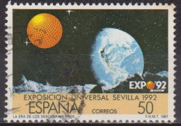 Exposition De Séville - ESPAGNE - Terre Et Lune - N° 2544 - 1987 - Oblitérés