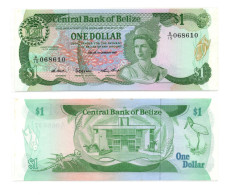 Belize 1 Dollar1987 QEII P-46 UNC - Belize