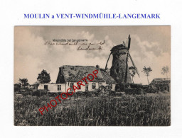 MOULIN A VENT-WINDMUEHLE-Entre PILKEM-LANGEMARK-CARTE Imprimee Allemande-Guerre-14-18-1WK-BELGIEN--Flandern - Langemark-Pölkapelle