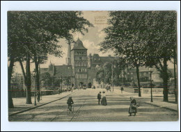 Y18139/ Lübeck Burgtor  Straßenbahn AK 1917 - Lübeck-Travemünde