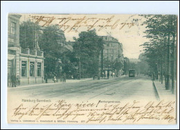 XX11608/ Hamburg Barmbek Hamburger Straße Straßenbahn 1902 AK - Nord