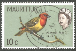 640 Ile Maurice Mauritius Colin Fody Oiseau Bird Uccello Vogel ROSE HILL (MRC-92d) - Maurice (1968-...)