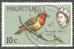 640 Ile Maurice Mauritius Colin Fody Oiseau Bird Uccello Vogel ROSE HILL (MRC-92d) - Mauricio (1968-...)