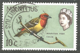 640 Ile Maurice Mauritius Colin Fody Oiseau Bird Uccello Vogel (MRC-92b) - Mauritius (1968-...)