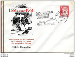 55 - 56 - Enveloppe Avec Oblit Spéciale "300 Jahrfeier Mogersdorf 1964 - Brieven En Documenten