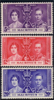 640 Mauritius Ile Maurice Coronation 1937 VLH * Neuf CH Très Légère (MRC-49) - Zangvogels