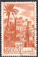 636 Maroc 20f Brun Ouarzazat (MOR-85) - Oblitérés