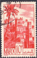 636 Maroc 10f Rouge Ouarzazat (MOR-84) - Used Stamps