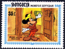 620 Disney Mongolie Mickey Beantalk Haricot Geant Cle Key MNH ** Neuf SC (MNG-66b) - Disney