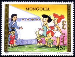 620 Mongolie Flintstones Femmes Enfants Wives Children MNH ** Neuf SC (MNG-54a) - Mongolei