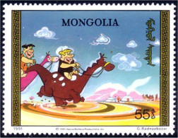 620 Flintstones Mongolie Dinosaur Dinosaure MNH ** Neuf SC (MNG-55a) - Mongolei