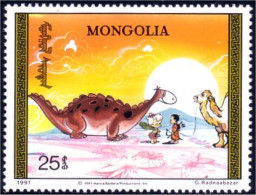 620 Mongolie Flintstones Dinosaur Dinosaure MNH ** Neuf SC (MNG-52a) - Comics