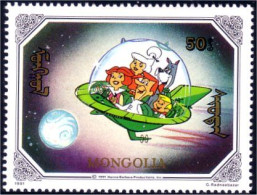 620 Mongolie Jetsons Spaceship Soucoupe Volante MNH ** Neuf SC (MNG-49a) - Mongolei