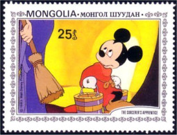 620 Mongolie Disney Sorcerer Apprentice Sorcier Balai Broom MNH ** Neuf SC (MNG-39a) - Mongolei