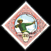 620 Mongolie Archer Traditionnel Traditional Archer (MNG-25) - Archery