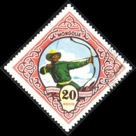 620 Mongolie Archer Traditionnel Traditional Archer (MNG-25) - Bogenschiessen