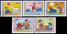 620 Mongolie Enfants Children (MNG-1) - Fairy Tales, Popular Stories & Legends
