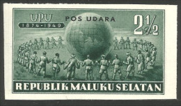 619 Maluku Moluccas Molluques UPU 1949 Imperforate Non Dentele MNH ** Neuf SC (MAL-39) - U.P.U.