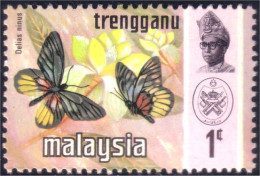 618 Malaysia Malaisie Trengganu Papillon Butterfly Schmetterlinge Farfala Mariposa MNH ** Neuf SC (MLY-108) - Malaysia (1964-...)