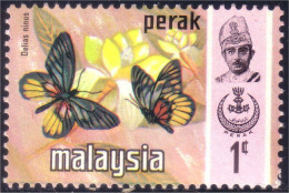 618 Malaysia Malaisie Perak Papillon Butterfly Schmetterlinge Farfala Mariposa MNH ** Neuf SC (MLY-102) - Malaysia (1964-...)