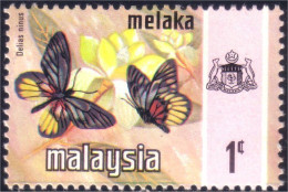 618 Malaysia Malaisie Melaka Malacca Papillon Butterfly Schmetterlinge Farfala Mariposa MNH ** Neuf SC (MLY-100) - Malaysia (1964-...)