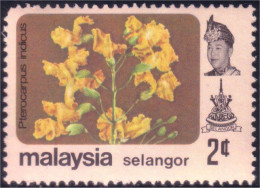 618 Malaysia Malaisie Selangor Orchid Orchidee Orchidée MNH ** Neuf SC (MLY-82) - Malaysia (1964-...)