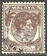 648 Malaysia Straits Settlements 5c Brown George VI (MSY-45a) - Malaysia (1964-...)