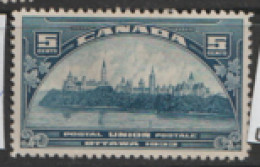 Canada  1933  SG  329  5c U P U Mint No Gum - Nuevos