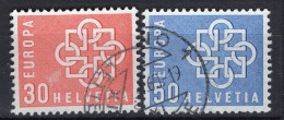 T2070- SUISSE SWITZERLAND Yv N°630/31 - Used Stamps