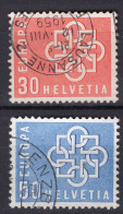T2071- SUISSE SWITZERLAND Yv N°630/31 - Used Stamps