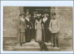 XX10922/ Herzog Ernst August Mit Verwandten Foto AK Ca.1912 - Königshäuser