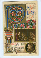 S2239/ Vatikan Papst Paulus IV  Litho AK  1903  Karte Nr. 34 Vatican  - Vatikanstadt
