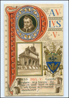 S2229/ Vatikan Papst Paulus V Litho AK  1903  Karte Nr. 24 Vatican  - Vatikanstadt