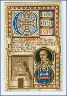 S2215/ Vatikan Papst Clemens XIV Litho AK  1903  Karte Nr. 8  Vatican  - Vatican
