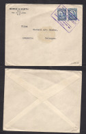 COLOMBIA. 1929 (Marzo 15) Cali - Alemania, Solingen. Comercial Multifkd Env. - Colombia