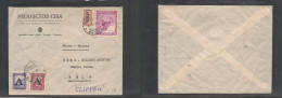 COLOMBIA. Colombia Cover - 1952 Bogota To Switz Bale Via CLIPPER Cachet - Colombia