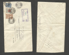 COLOMBIA. 1928 (29 May) Bogota - Pereira (5 June) Scadta. Registered Internal Multifkd Envelope. Fine Used, Fwded Cali. - Colombia