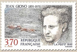 Centenaire De La Naissance De Jean Giono (1895-1970) Portrait De L'écrivain, Paysage  3f.70 Y2939 - Nuevos