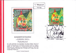 Austria / Oesterreich 2003 Europa Cept FDC - 2003