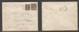 CHILE - Stationery. 1914 (8 July) Stgo Local Stat Card. 10c Brown Stat Envelope + 4c Adtl, Cds + Special Postal Cachet " - Chile
